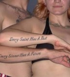 Couple Forearm Tattoo For Valentines Day (NSFW)