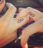 Infinity Matching Tattoo For Couples Picture