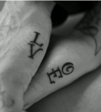 Love Matching Tattoo For Couple
