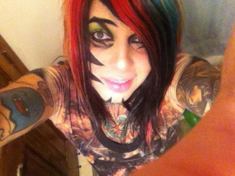 Talented and Gorgeous Dahvie Vanity Tattoos