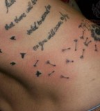 Dandelion Birds Tattoos On The Ribs [NSFW]