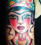Danielle Colby Cushman Cute Arm Tattoo Design