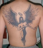 Dark Angel Tattoo Cheryl Tan Scifi Fantasy Art