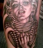 Beautiful Marilyn Monroe Tattoo Design