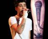 One Direction Microphone Tattoo Design