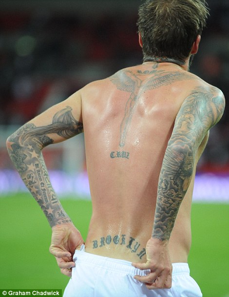 Celebrity David Beckham Tattoo Bodyart And Meanings