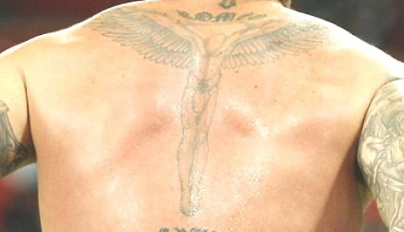 David Beckham Back Tattoos Meaning And Pictures