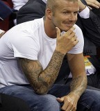 David Beckham Right and Left Arm Tattoo