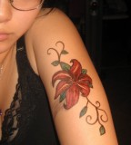 Gorgeous Flower DIY Temporary Tattoo Design
