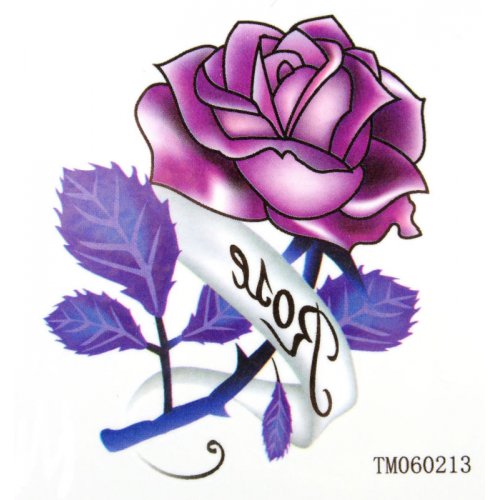 Rose DIY Temporary Tattoo Design Image