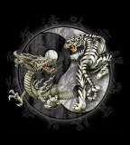 Tattoos Yin Yang With Dragon And Tiger Tattoo