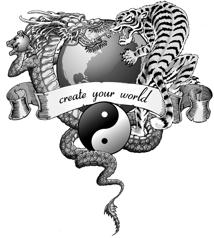 Asian Tiger Dragon Symbol Tattoo Design Tattoomagz