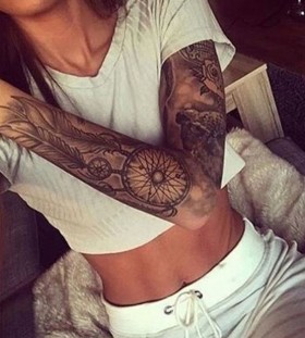 dreamcatcher-sleeve-tattoo