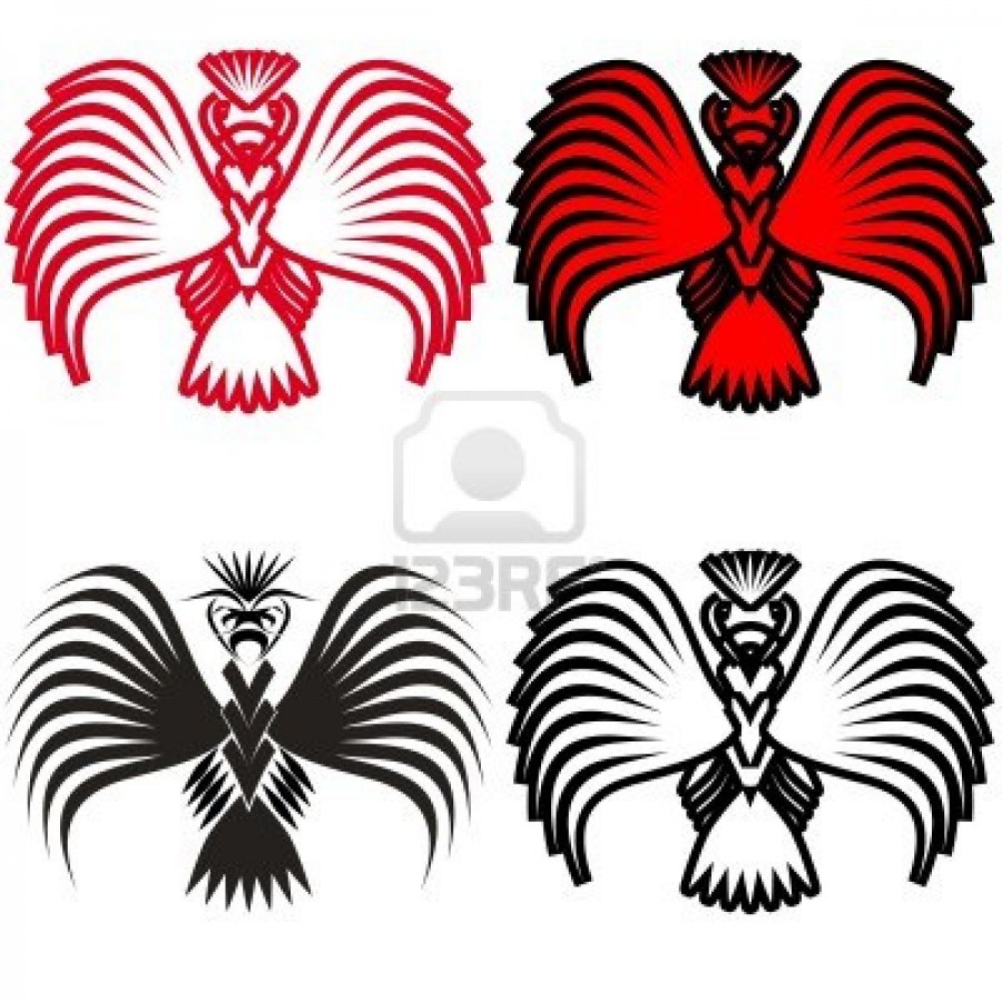 Eagle Symbols And Tattoo Illustration Design