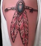 Indian Eagle Feather Tattoos / Indian Feather Tattoo Ideas
