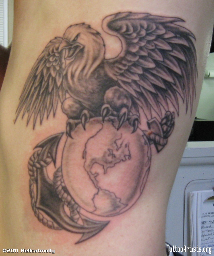 Eagle Globe And Anchor Tattoo Artists