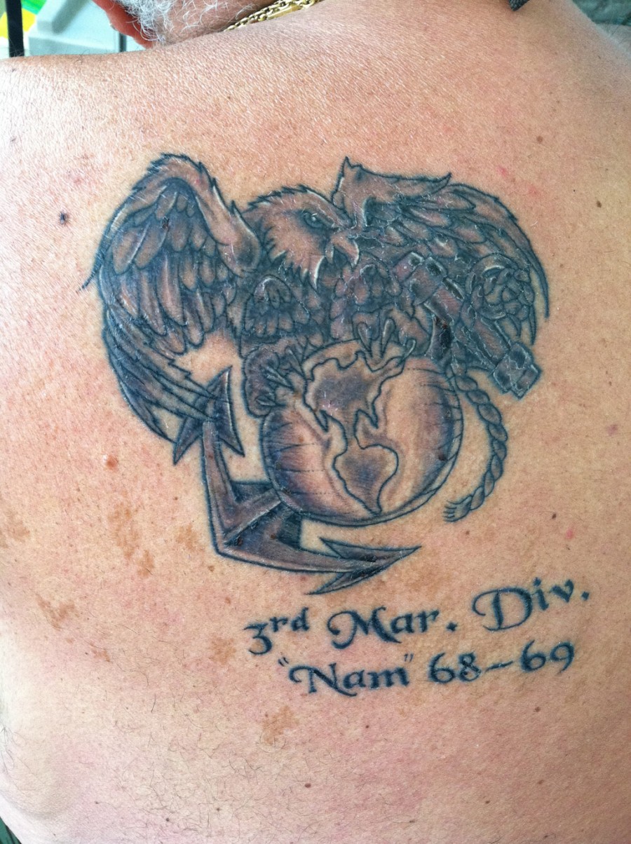Eagle Globe And Anchor Tattoo 3rd Marine Div Tattoos