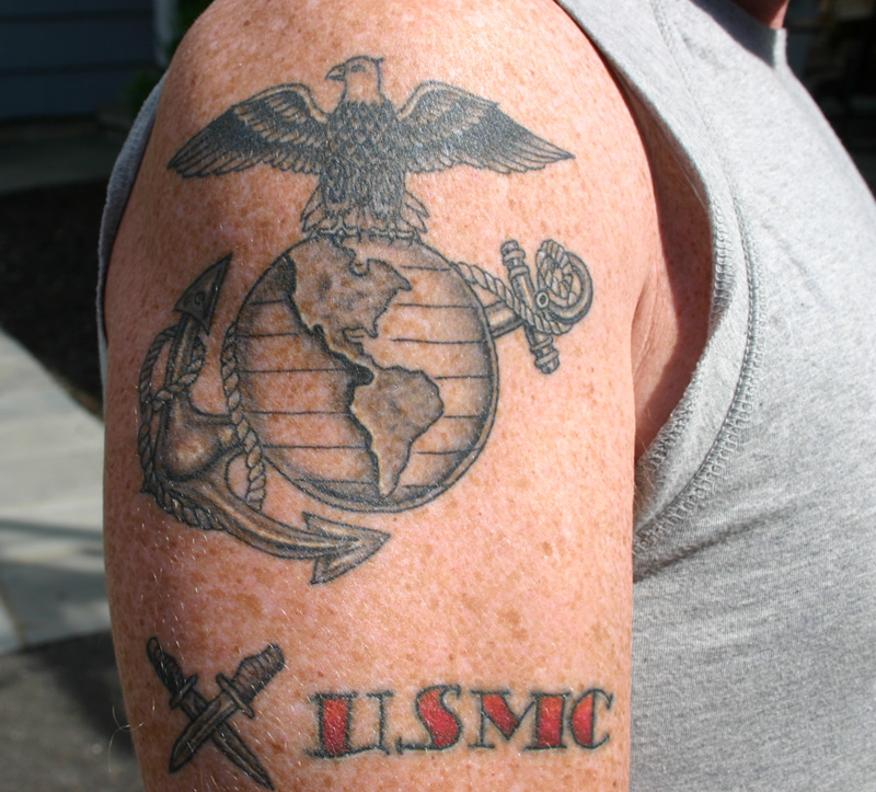USMC Tattoo Design Eagle Globe Anchor Tattoo