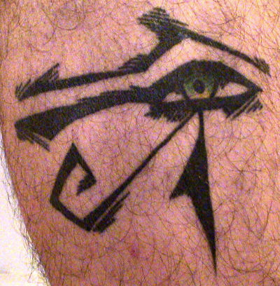 Egyptian Eye Of Horus Tattoo Design