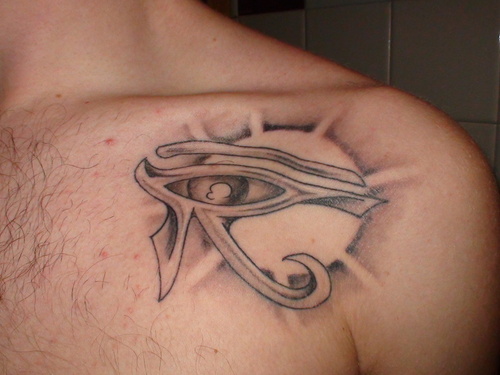 Huros Eye Shape Tattoo Design
