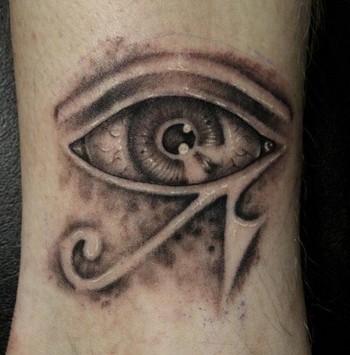 3D Eye Tattoos Design on Hand