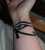 Huros Eye Egyptian Tattoo Designs for Men