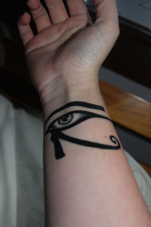 Huros Eye Egyptian Tattoo Designs for Men