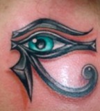 Awesome Horus Eye Tattoo Design
