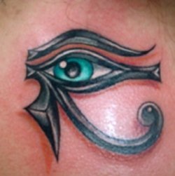 Awesome Horus Eye Tattoo Design