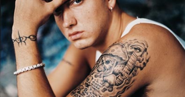 Gorgeous Design of Eminem’s Left Arm Tattoos