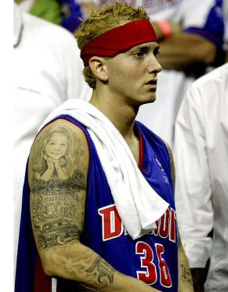 Eminem’s Right Full Sleeve Tattoos