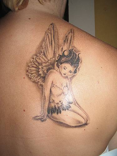 Best Fairy Shaped Tattoo Design Picture