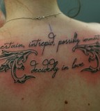 Faith Lettering Tattoo Quotes Design
