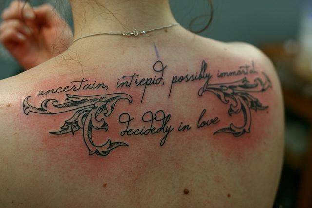 Faith Lettering Tattoo Quotes Design