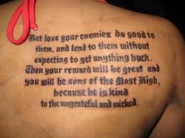 Bible Quote Phrase Tattoos Design Ideas for Women