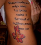 Beautiful Bible Verses Tattoos Design from 