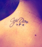 Incredibly Cute And Stylist Latin Words Tattoos