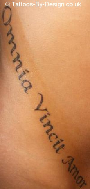 Girl Fashionable Words Latin Tattoos