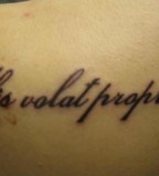 Popular Latin Phrase Tattoos Idea