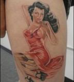Fat Girls Pinup Tattoos Picture
