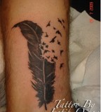 Months Ago Inkage Tattoo Feather Birds Tattoo