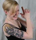 Beautiful Half-Sleeve Angel Tattoo Designs for Women
