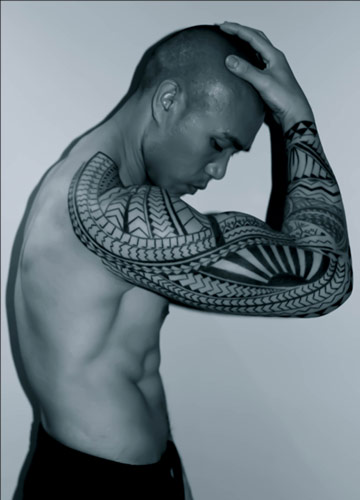 Filipino Tribal Tattoo Design for Sexy Man