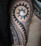 Immortal Tribal Tattoo Design for Men