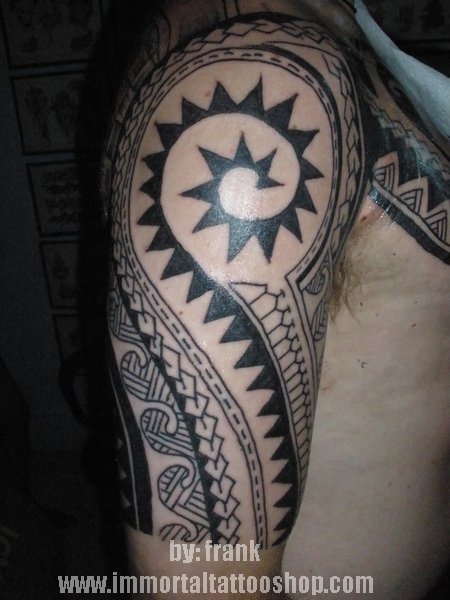 Immortal Tribal Tattoo Design for Men