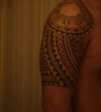 Philippine Tribal Tattoo Design for Shouder Men
