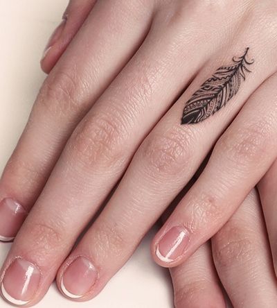 finger feather