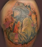 Amazing Firefighter Tattoos Ideas for Man