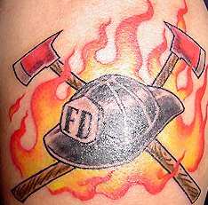 Awesome Tattoo Firefighter Tattoos