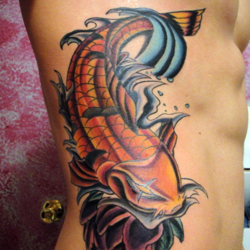Awesome Side Fish Tattoos For Men